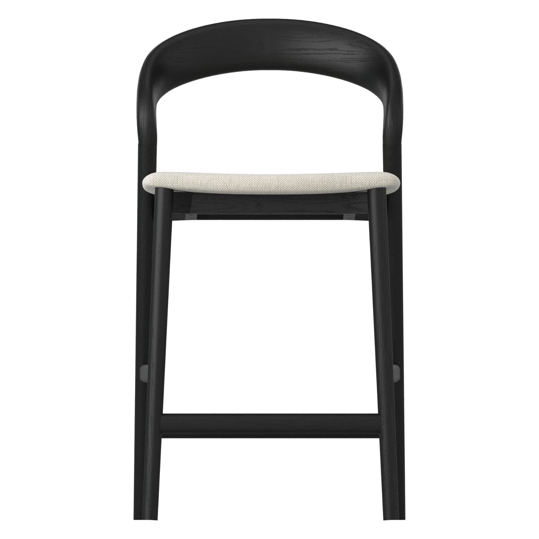 Harold Counter Stool| Black Oak Fabric Seat