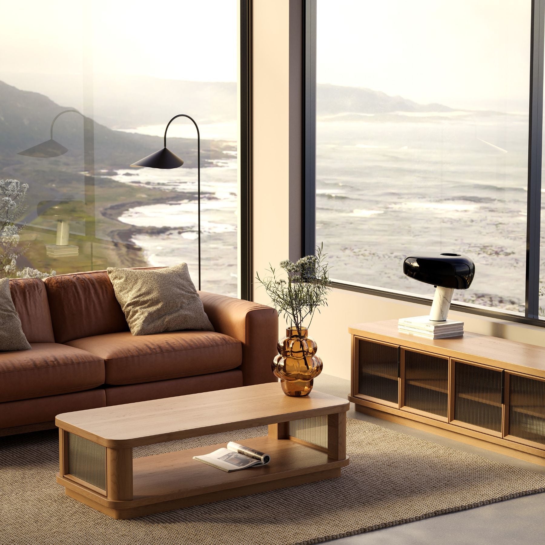 Watson Rectangular Coffee Table | American Oak