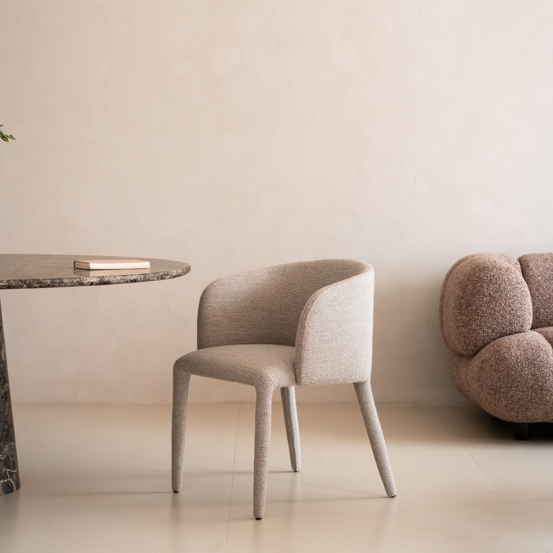 Apollo Dining Chair | Limestone