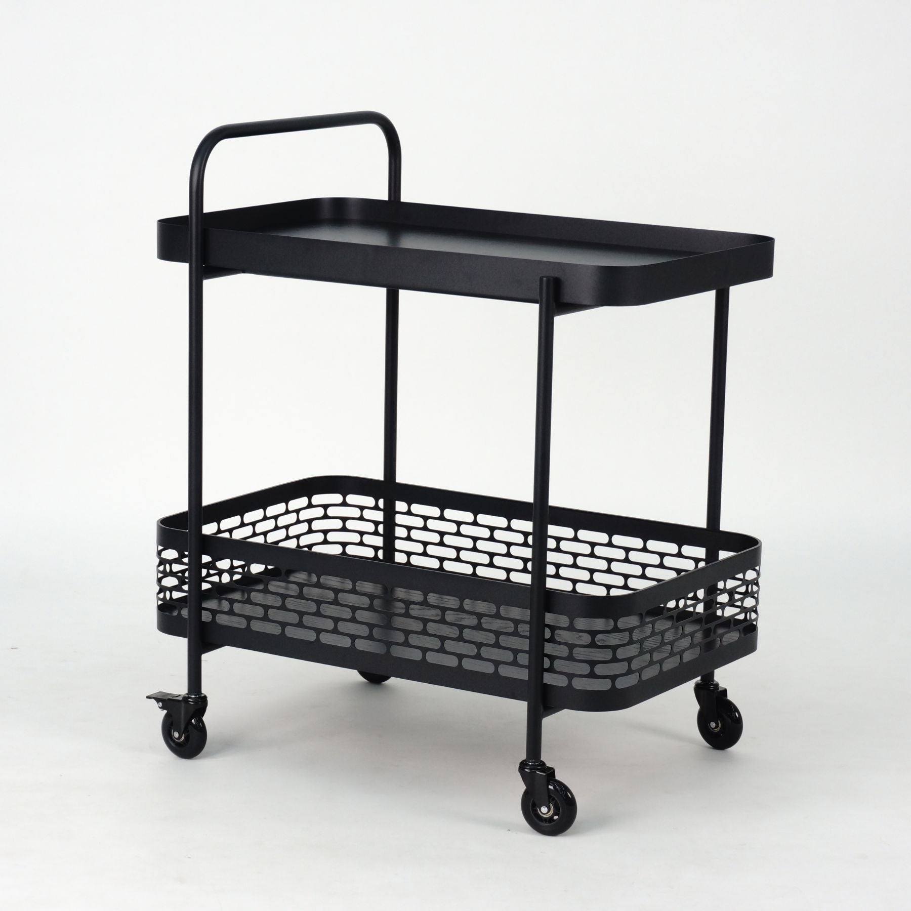 Elio Bar Cart | Black Oak