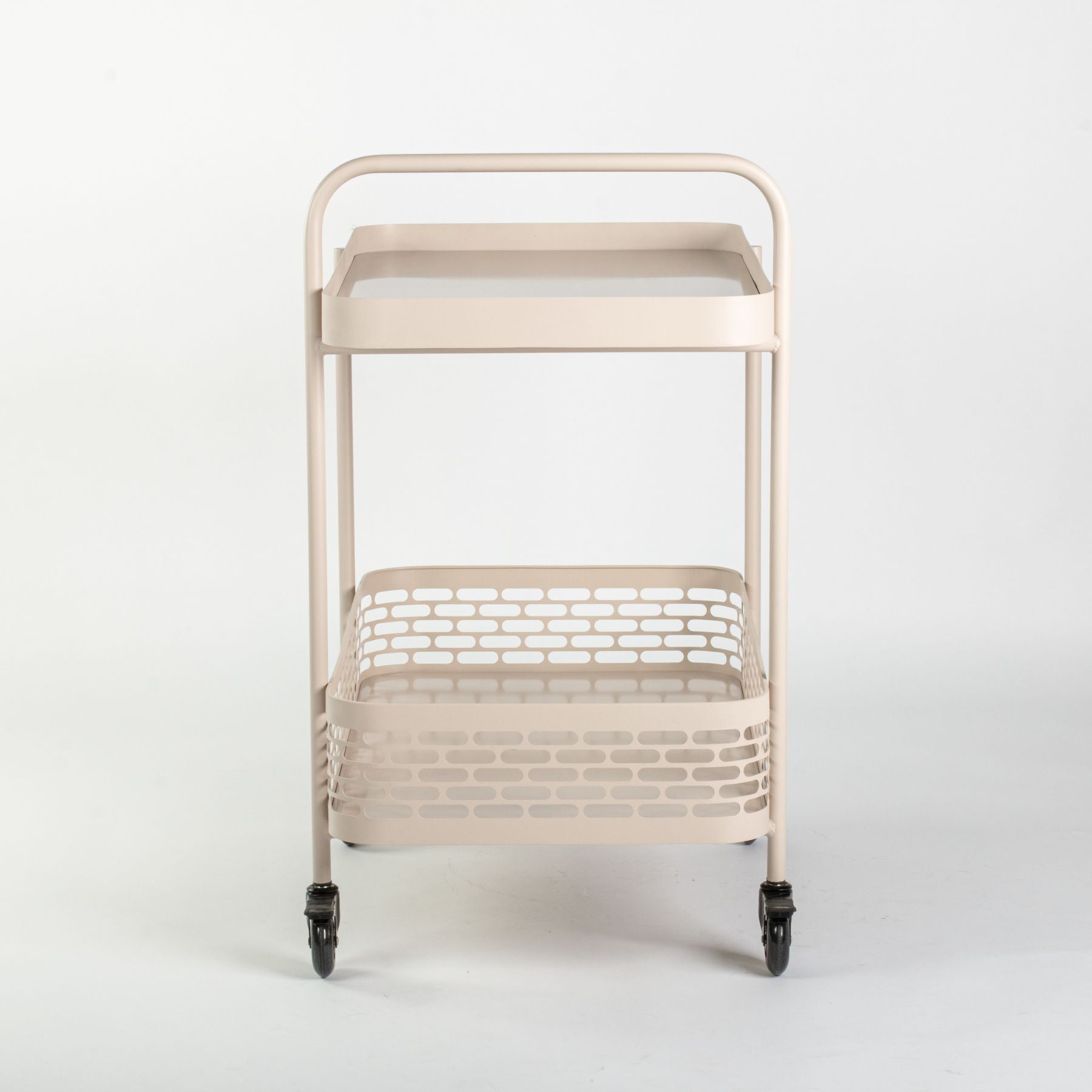 Elio Bar Cart | Cream Sand