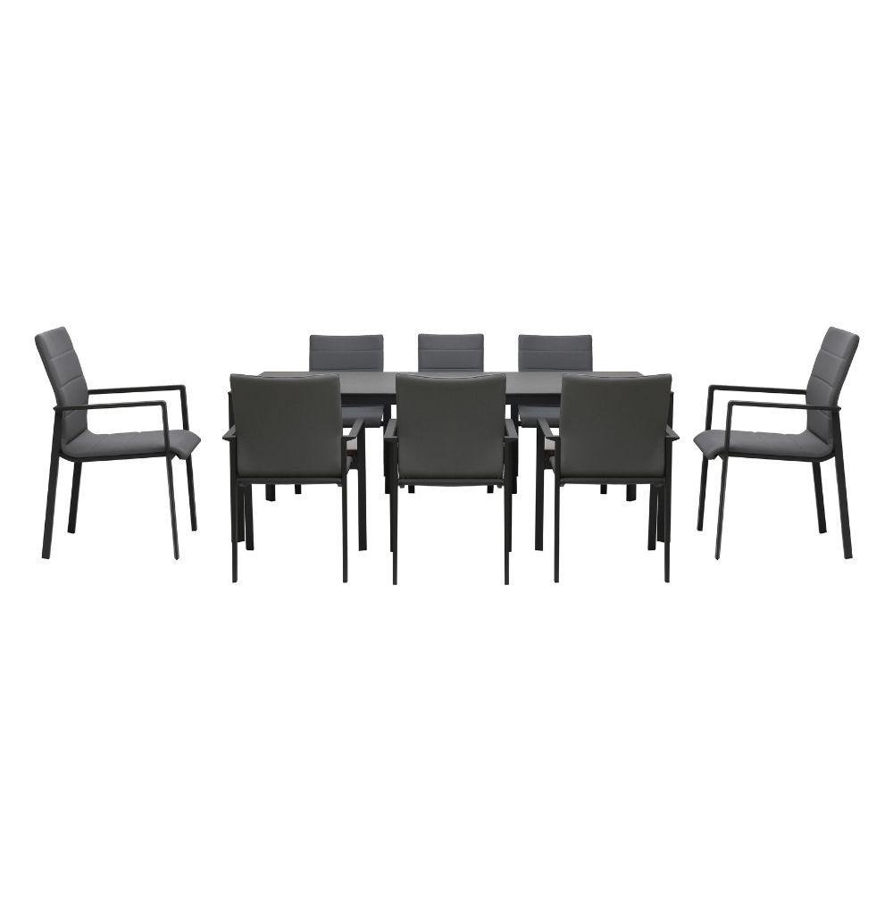 8 Seater Outdoor Dining Table & Chair Set | Kyra | agos - co | agos - co