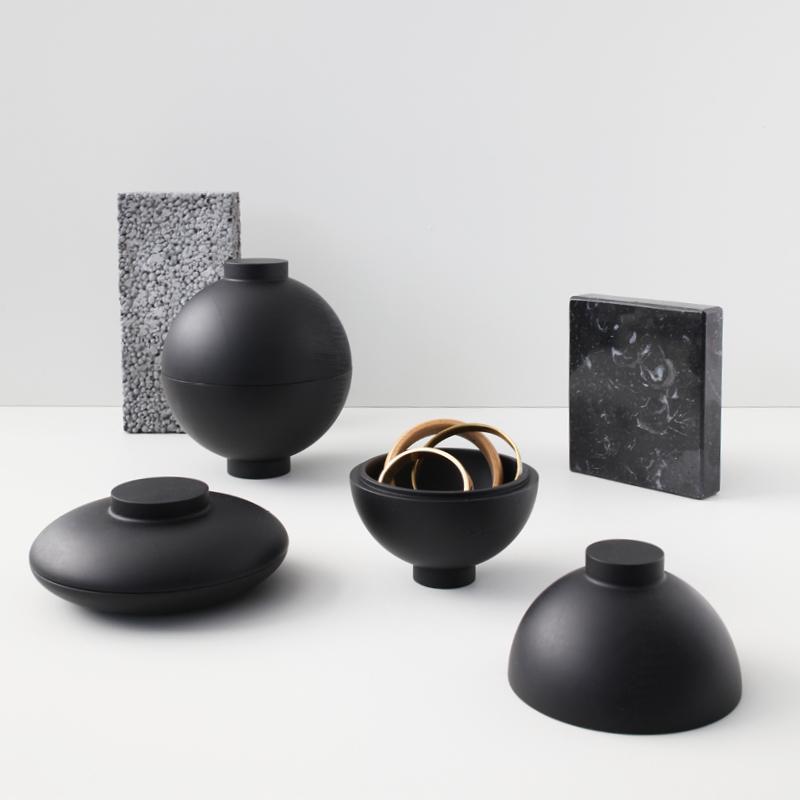Wooden Galaxy | Black-Storage Decor-agos - co