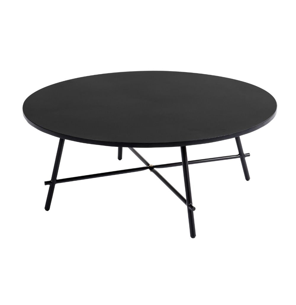 Round Coffee Table | Matte Black