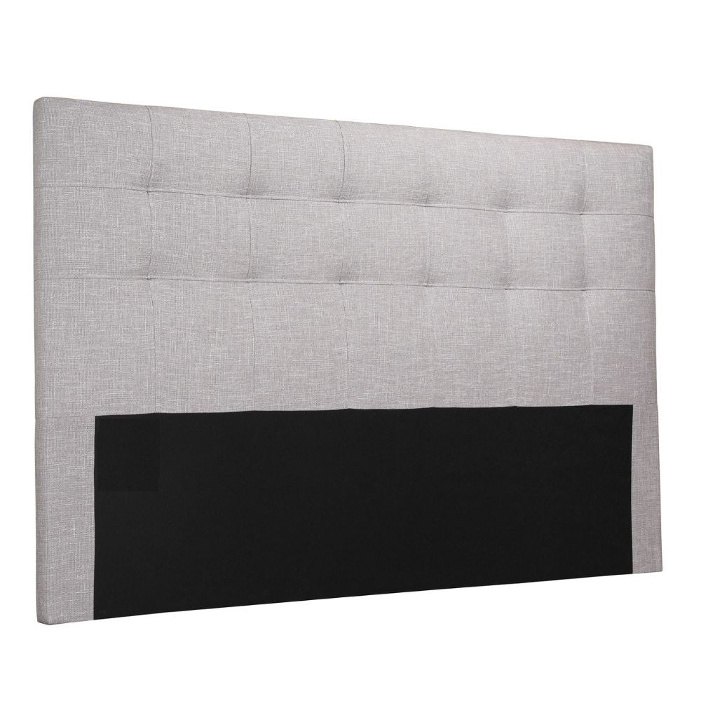 Upholstered King Size Bedhead | Mathilde Grey