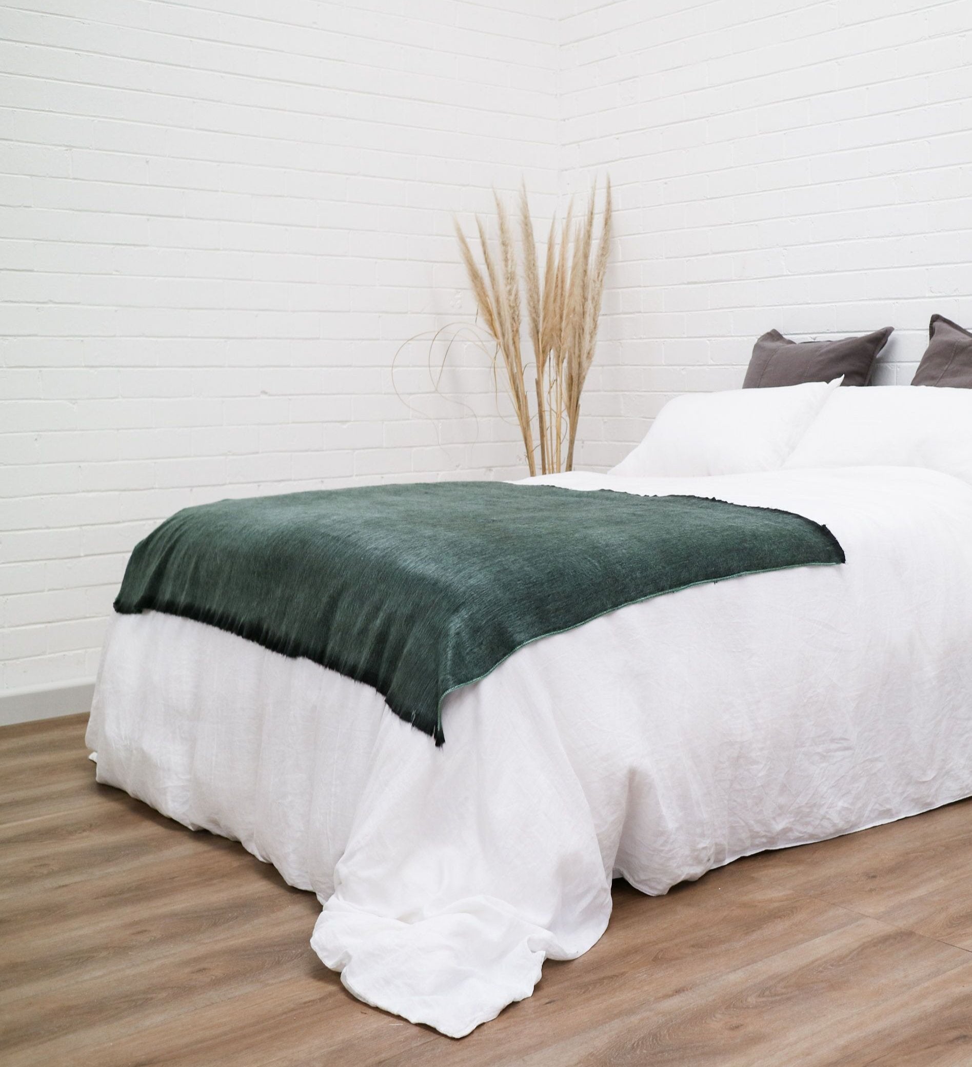 Fringed Throw | Forest Small - agos - co