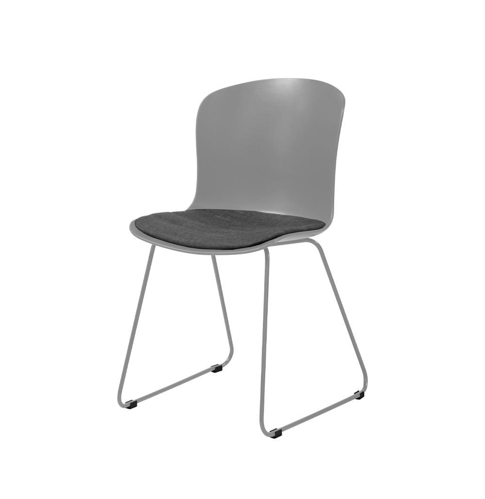 Dining Chair | Connor 3 Grey Steel Set of 2 - agos - co