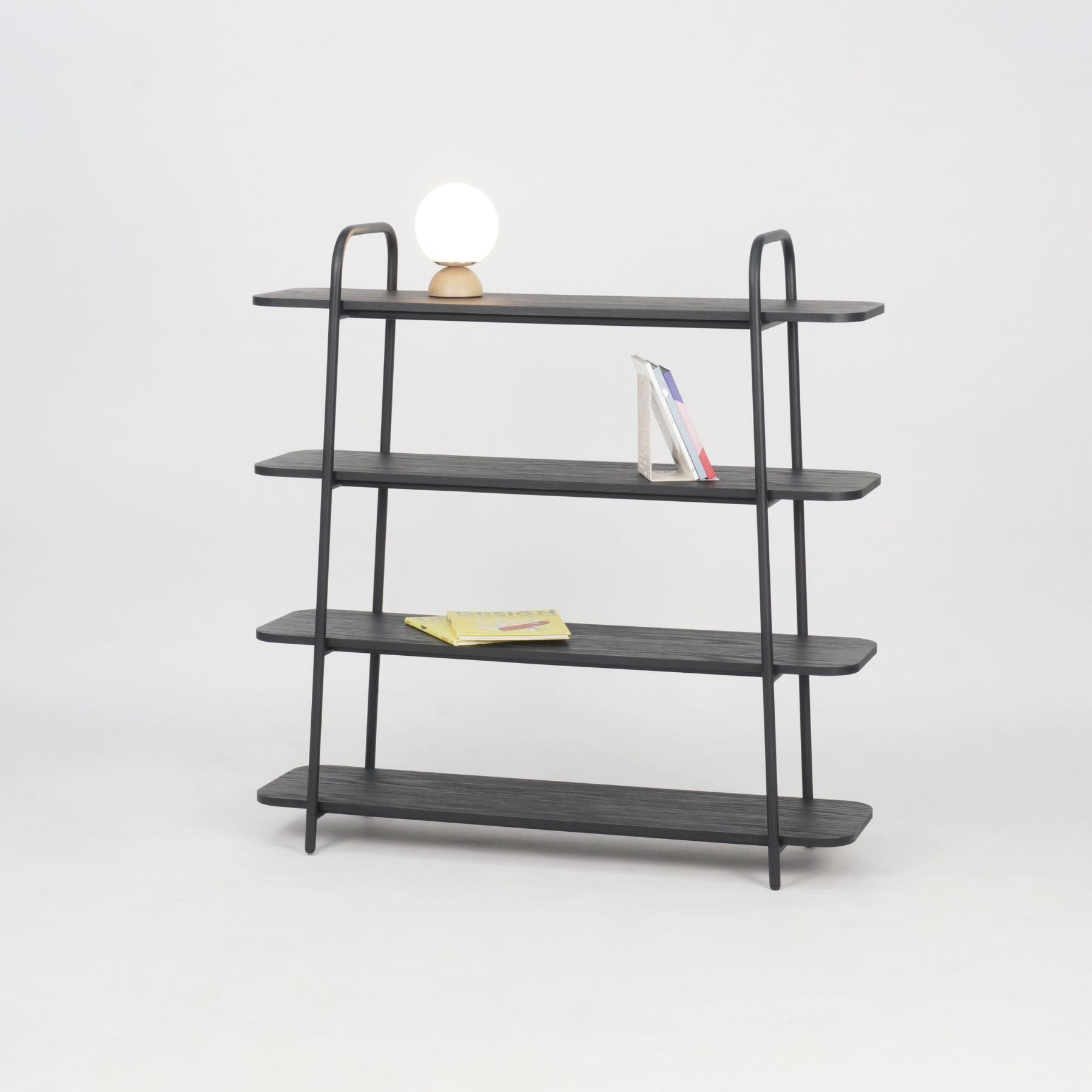 arlo shelving unit large black#colour_black-oak