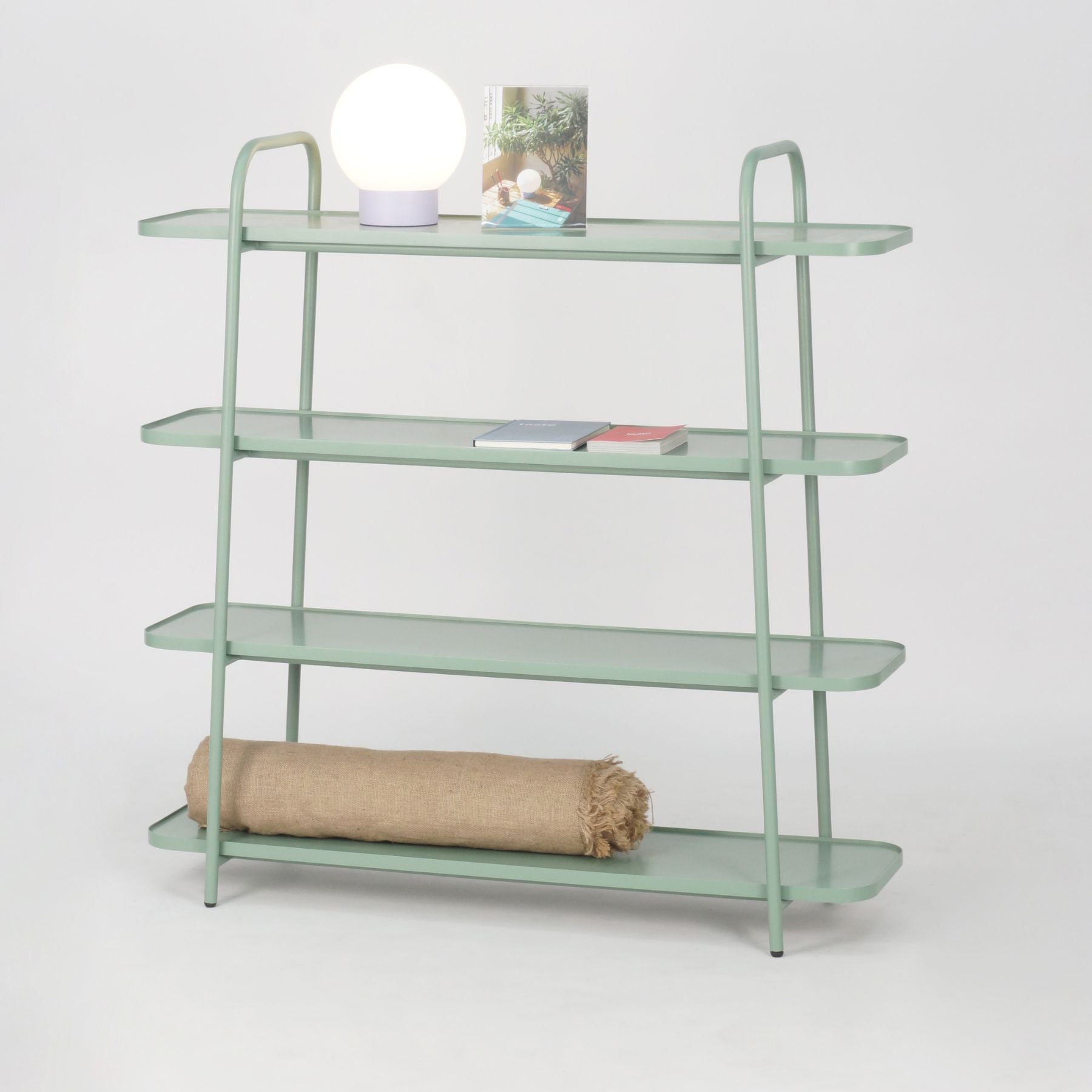 arlo shelving unit large green#colour_green