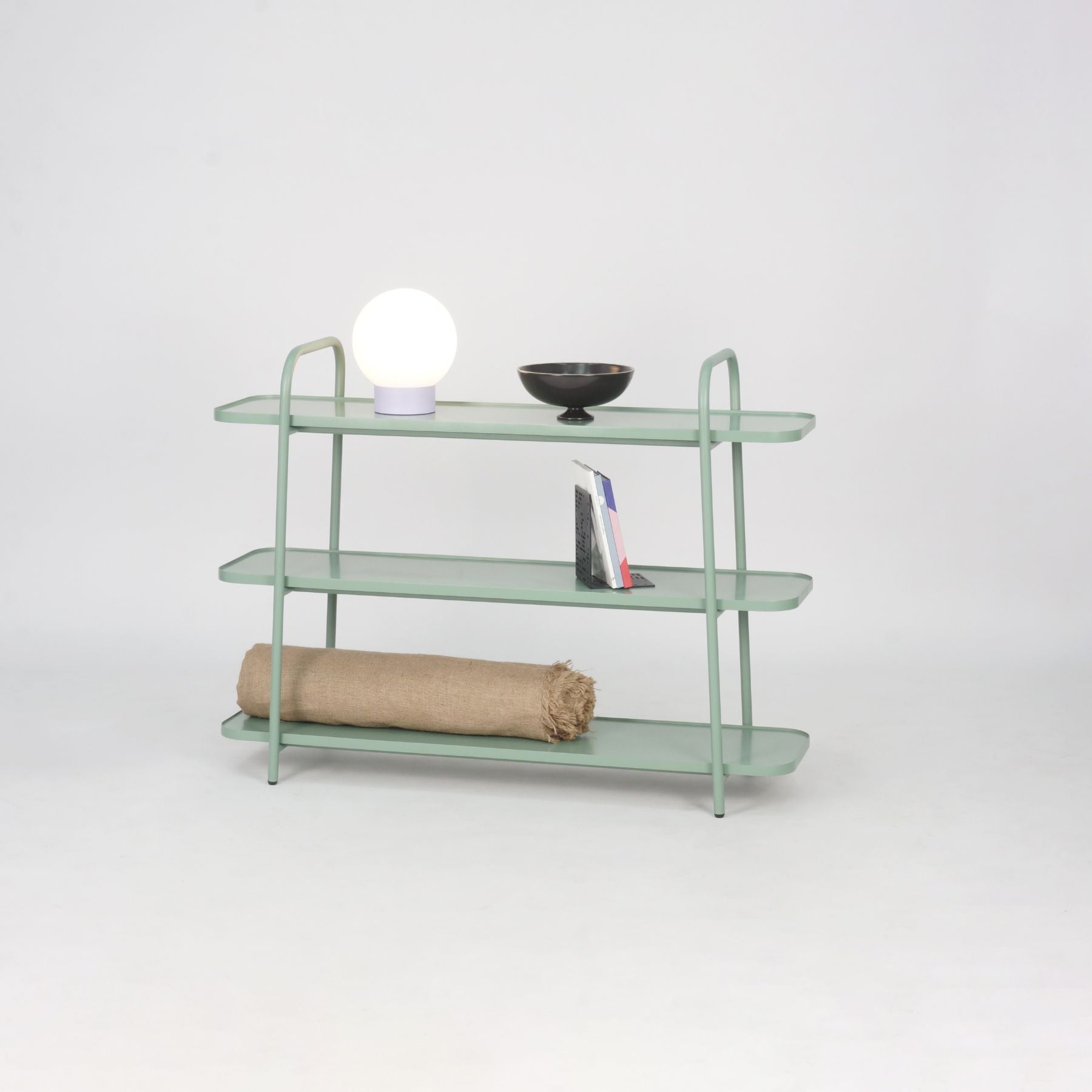 arlo shelving unit small green#colour_green