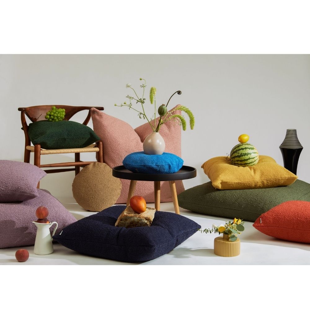 Essential Boucle Cushion | Latte