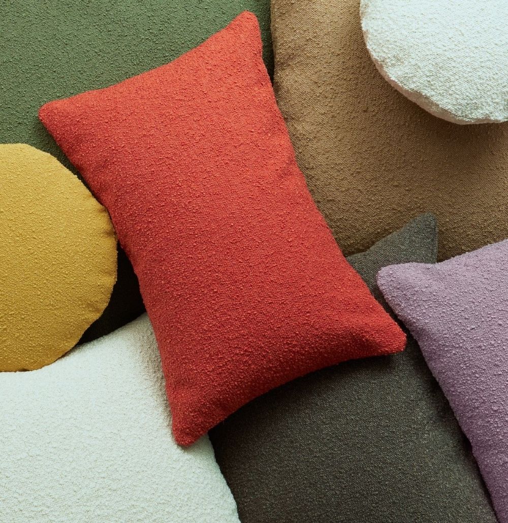 Essential Boucle Cushion | Latte