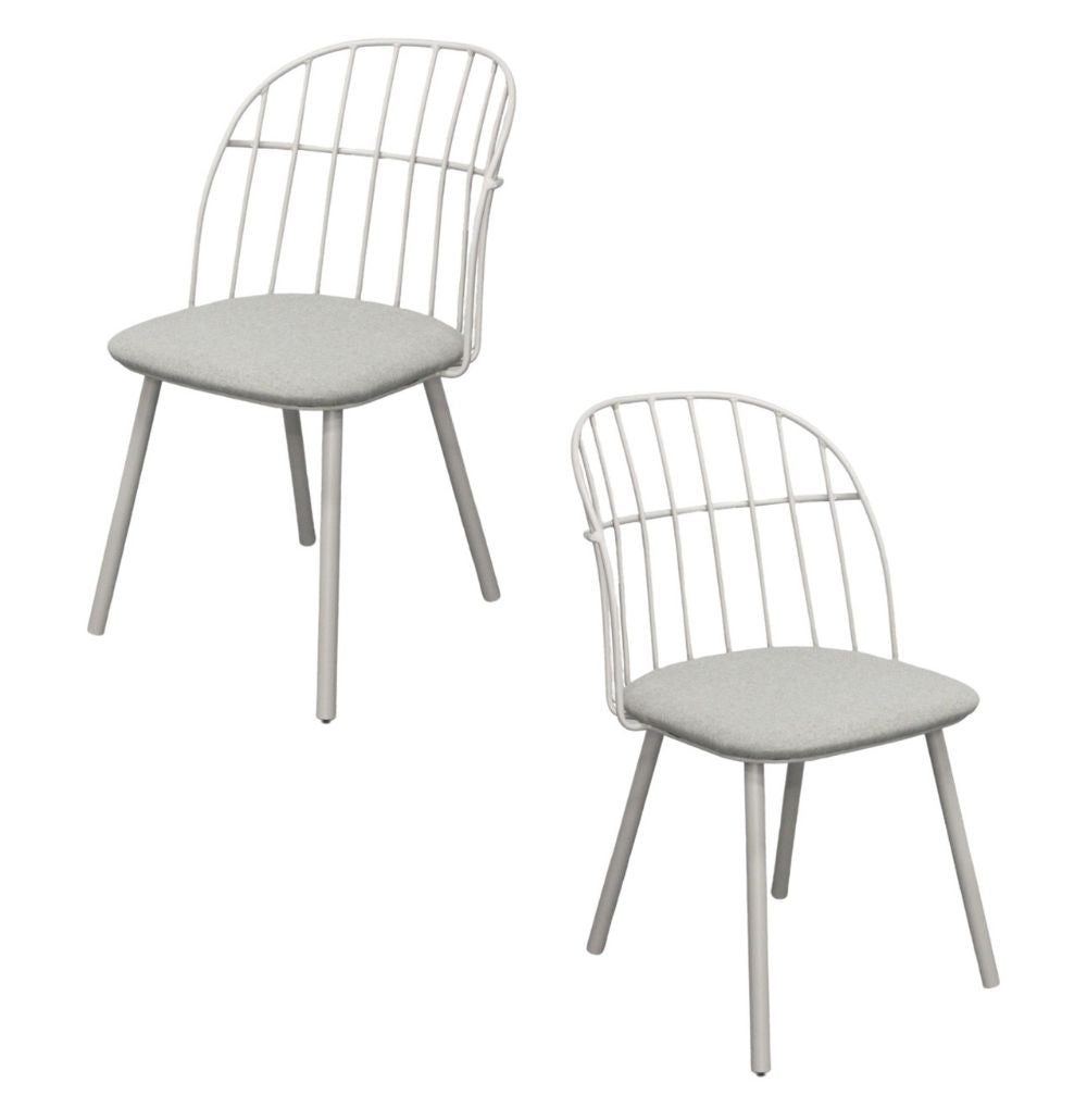 Jena Dining Chairs | Grey | Set of 2