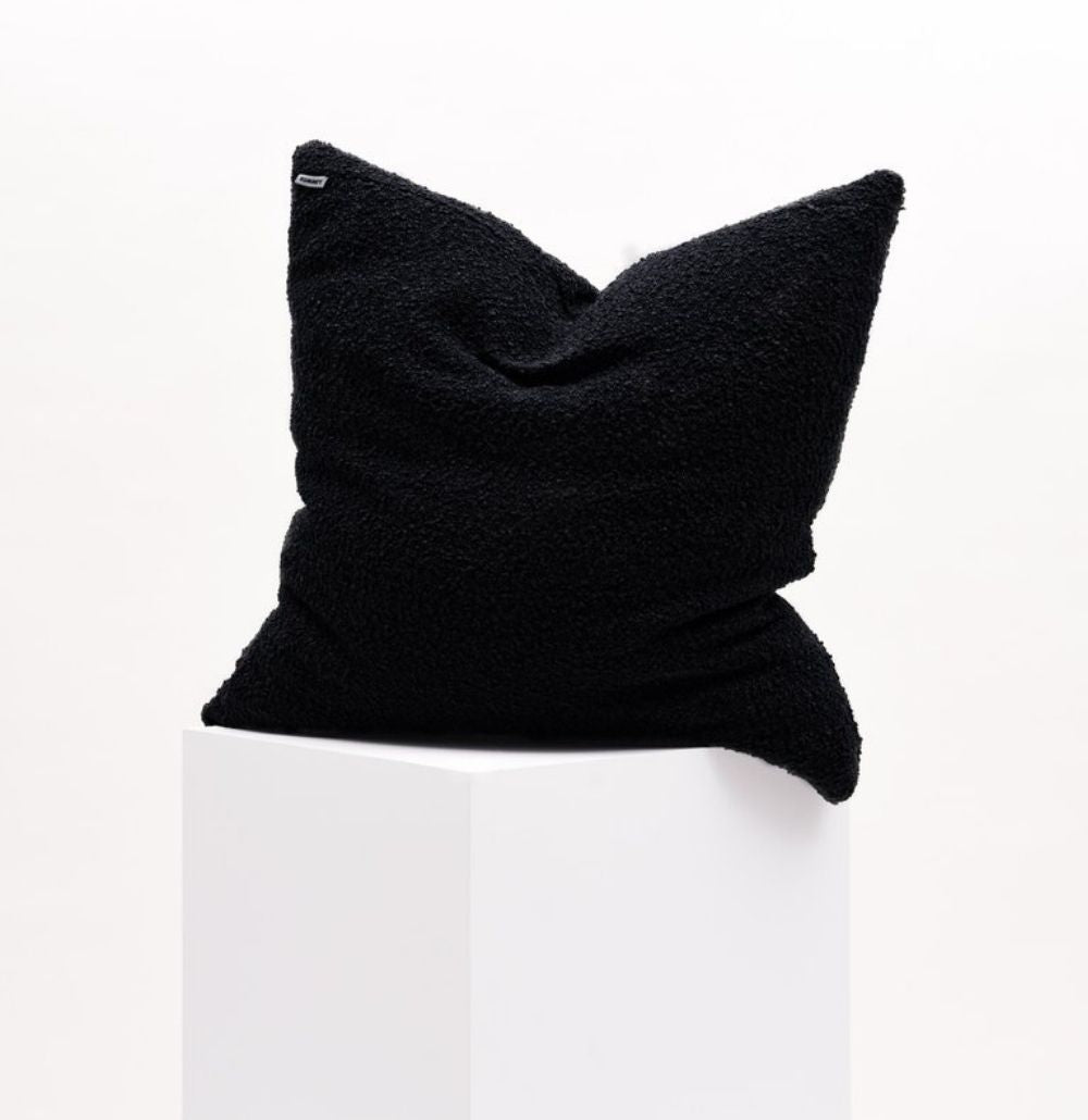 Essential Boucle Cushion | Raven