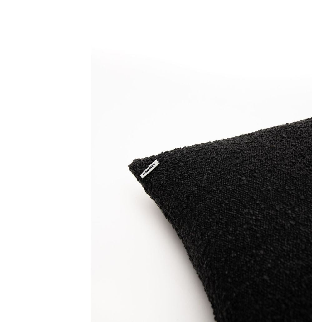 Essential Boucle Cushion | Raven