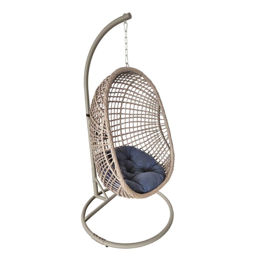 Mani Hanging Egg Chair | Beige/Natural | agos - co | agos - co