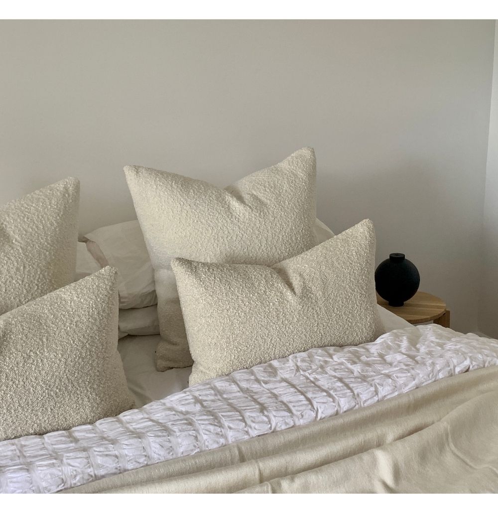 Lumbar Boucle Cushion | Natural