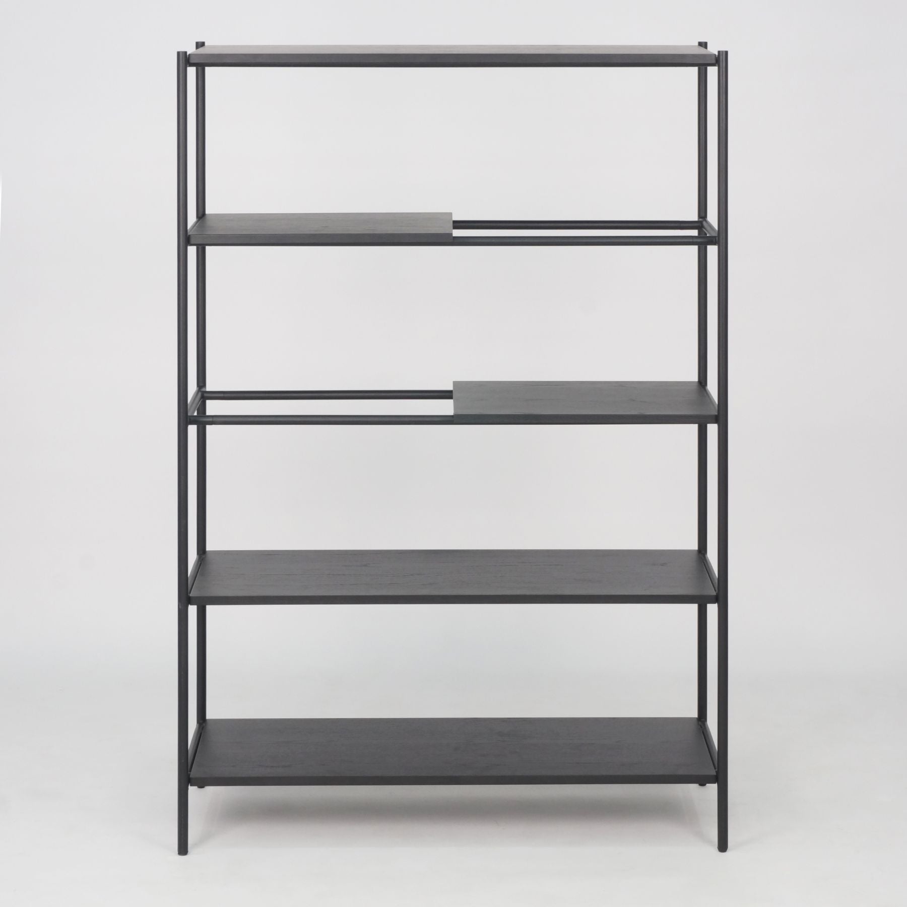 space shelving unit black oak medium#colour_black-oak