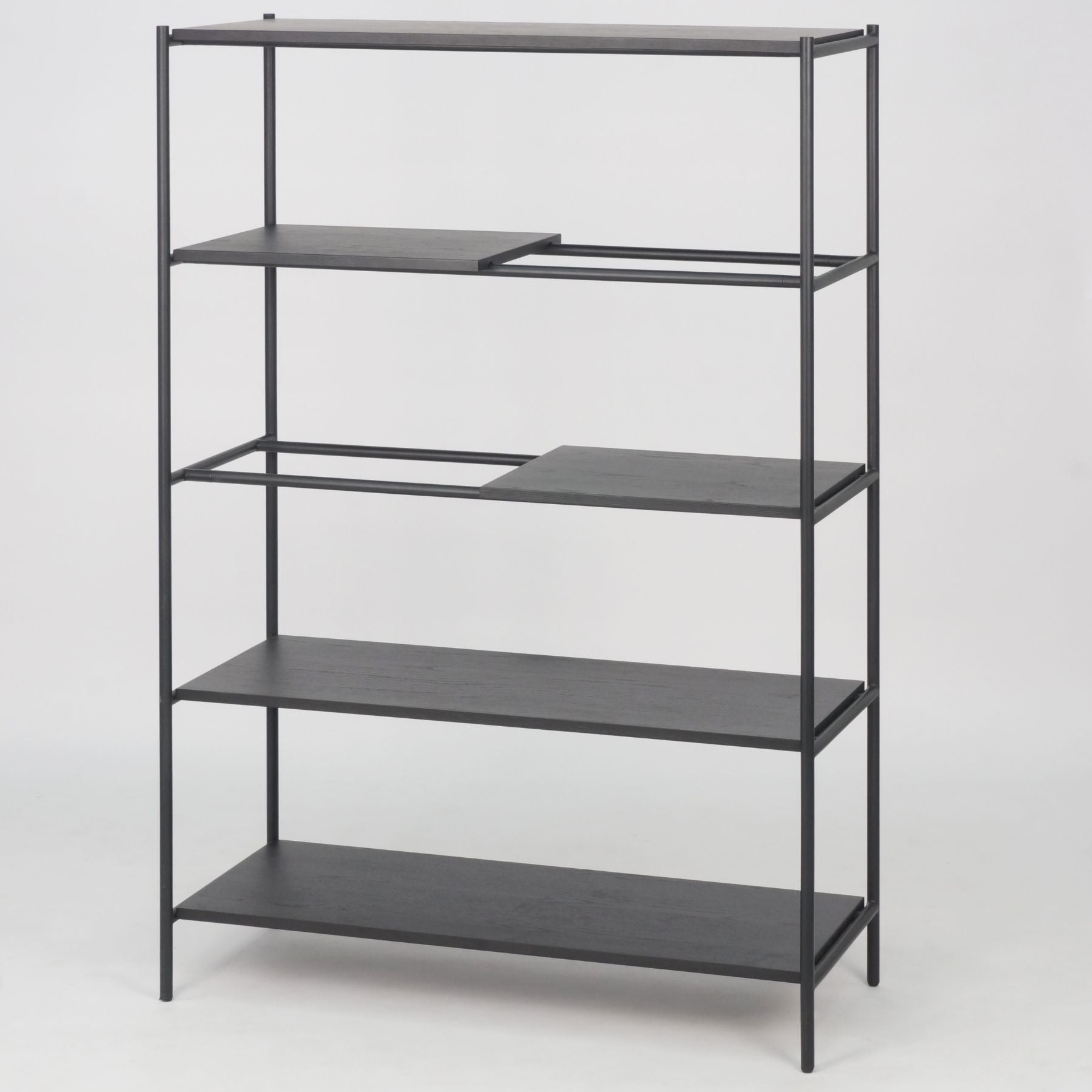 space shelving unit black oak medium#colour_black-oak