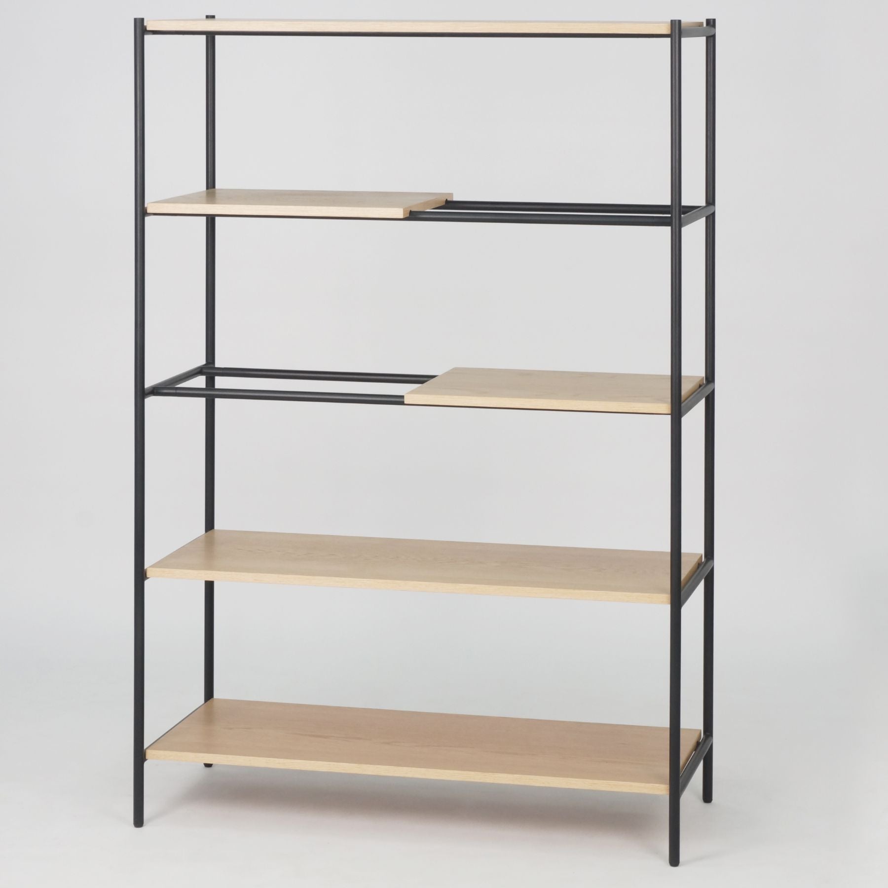 space shelving unit medium natural oak#colour_natural-oak