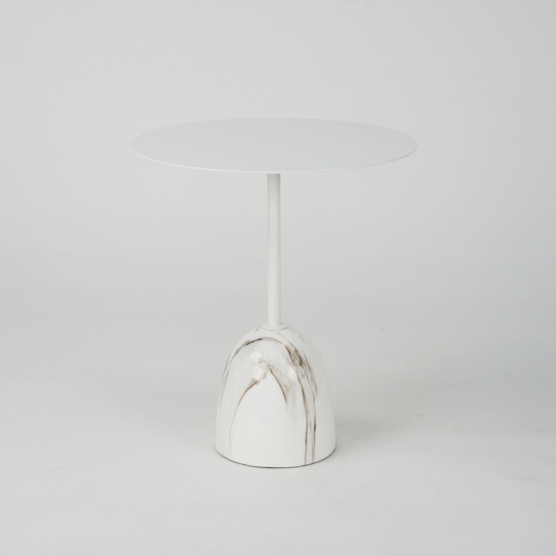 Tomi Side Table | White Marble