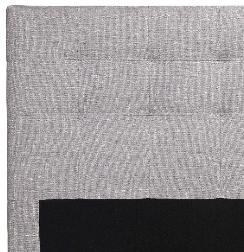 Upholstered King Size Bedhead | Mathilde Grey