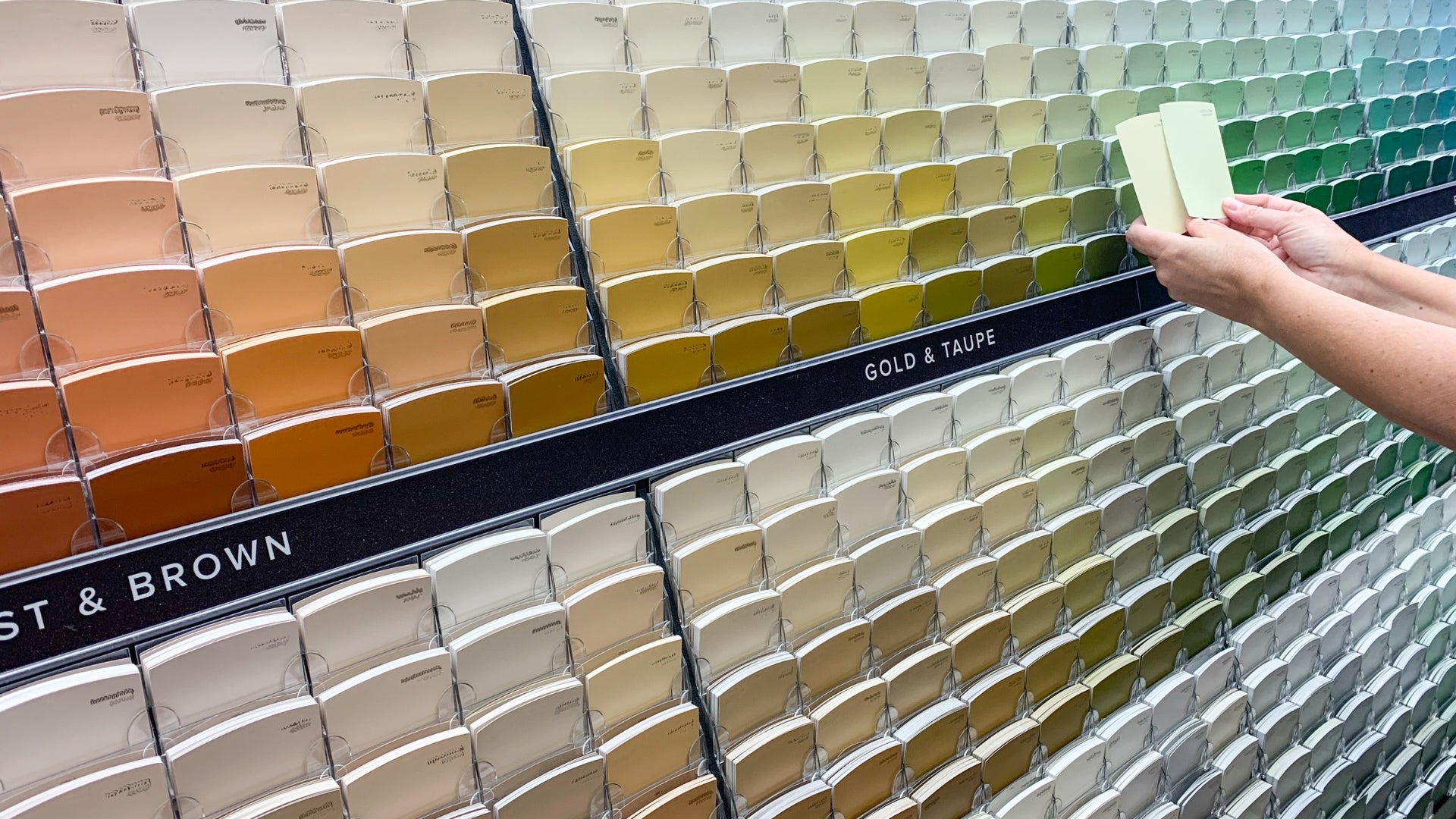Choosing the best interior paint colours in store