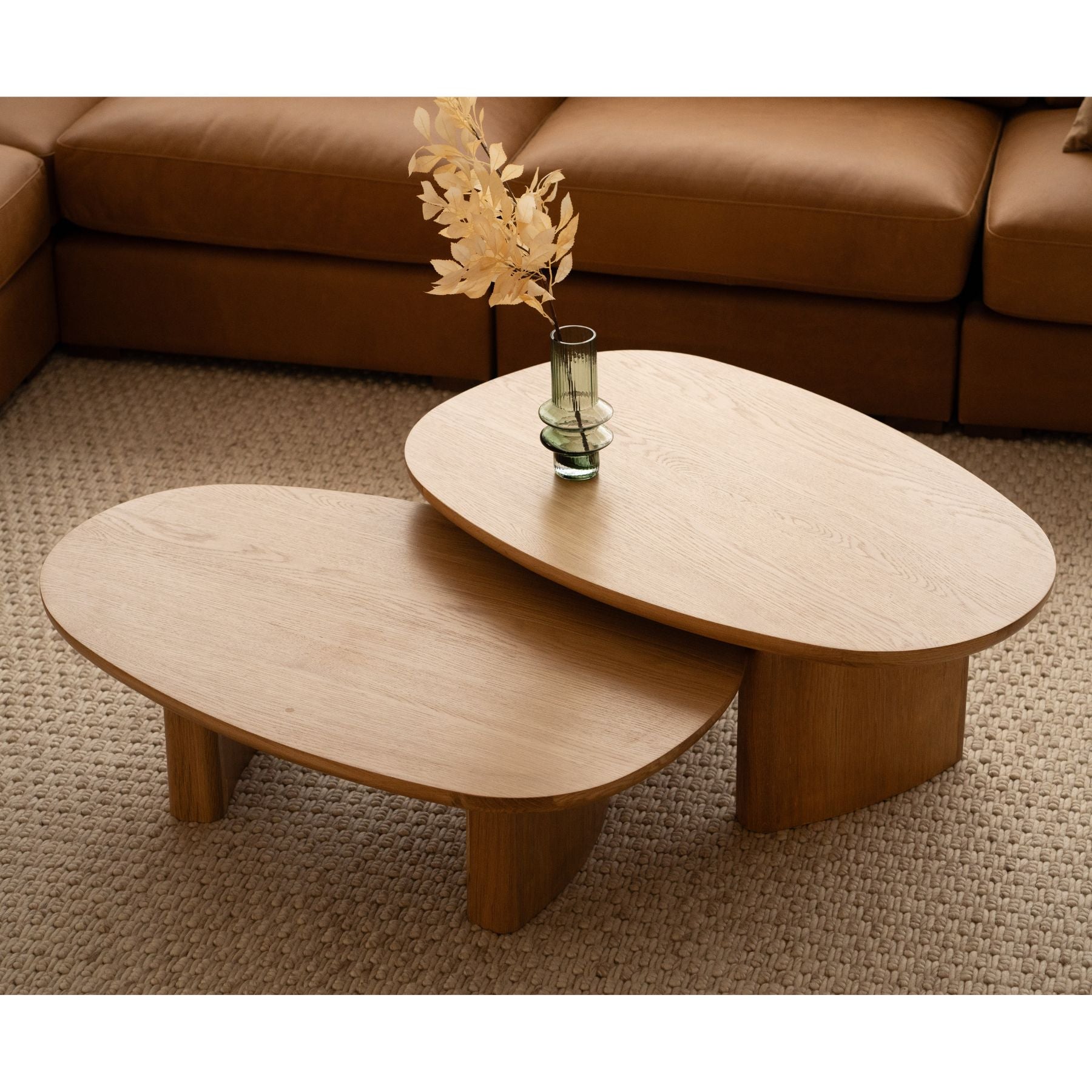 Jude Nesting Coffee Tables | American Oak Set of 2