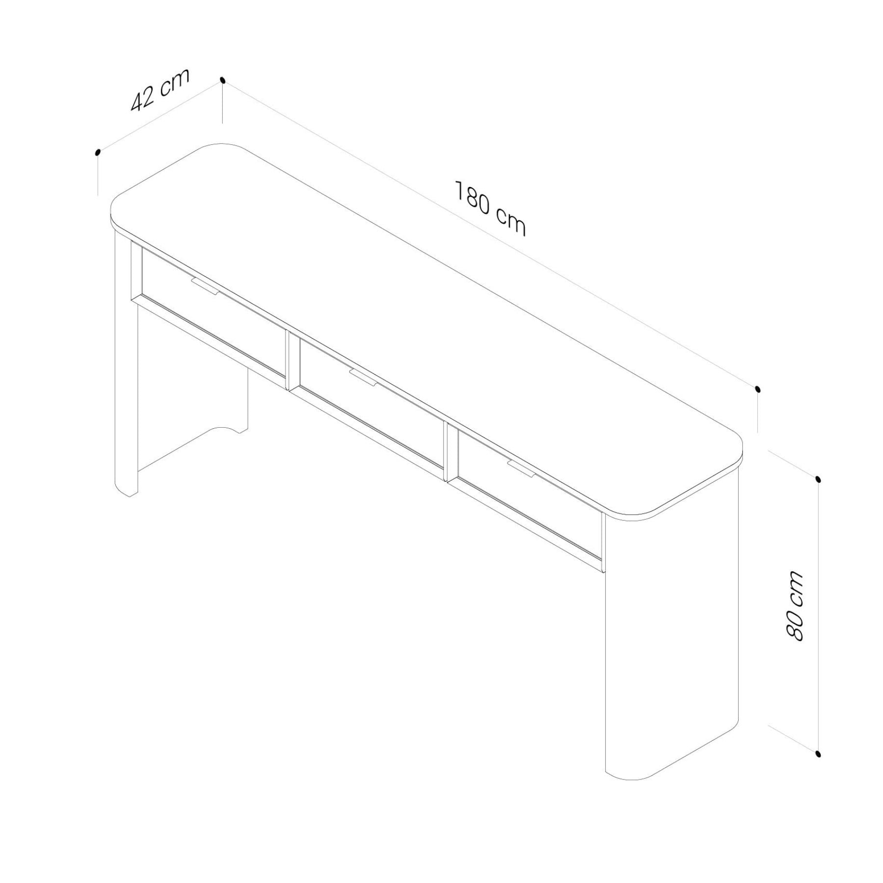 Watson Console Table | American Oak 180cm