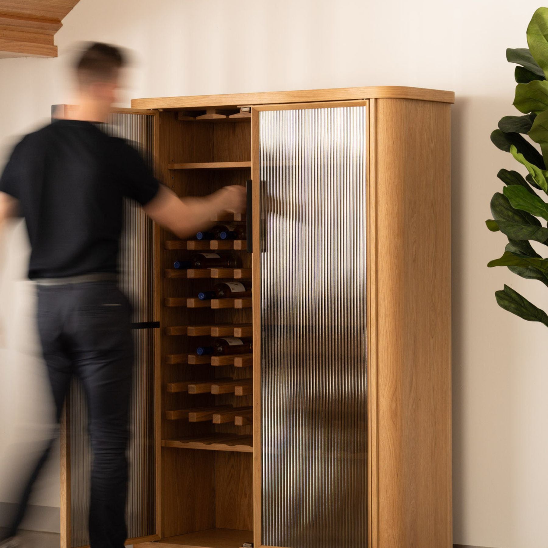 Watson Wine Cabinet | American Oak