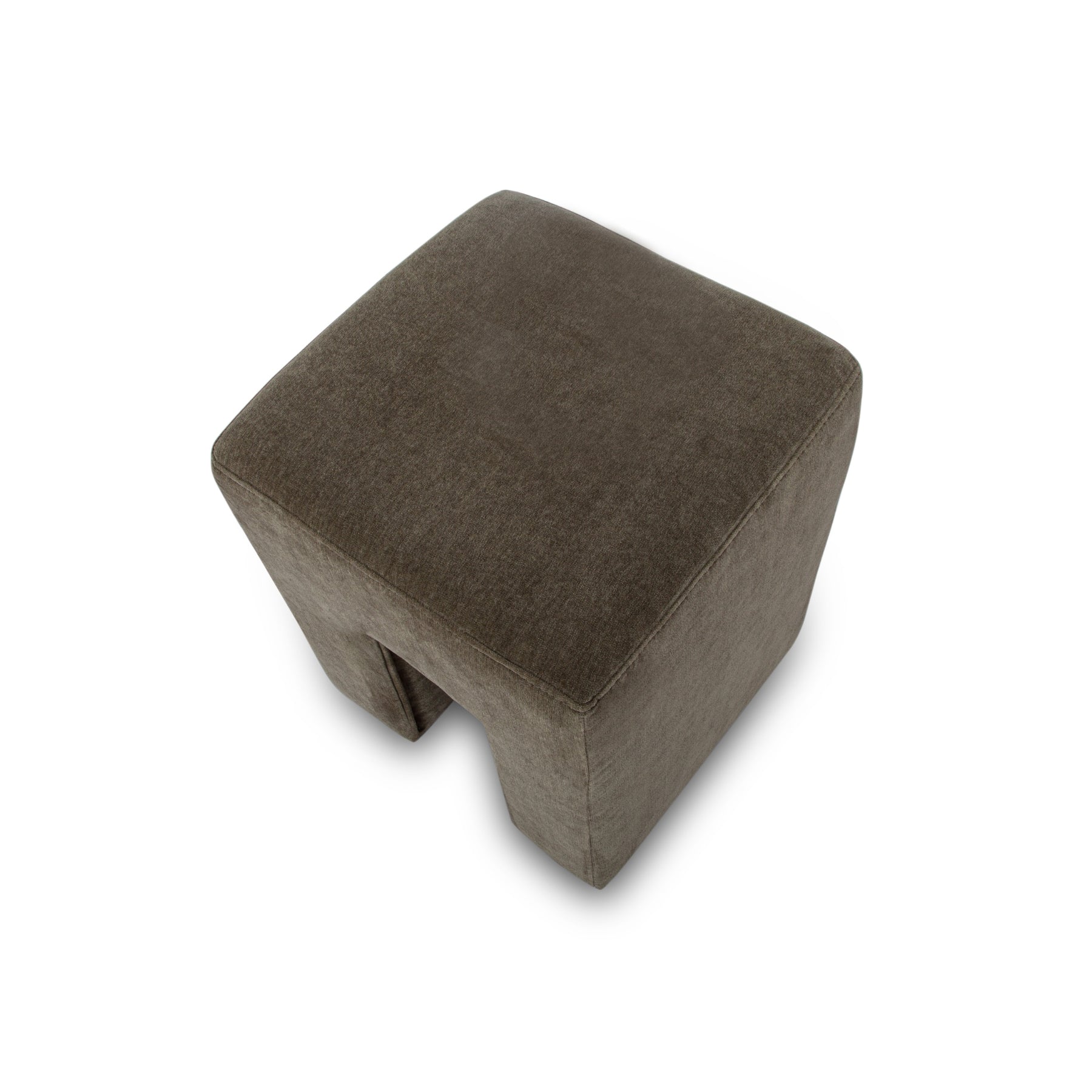 Alix Ottoman | Olive Green