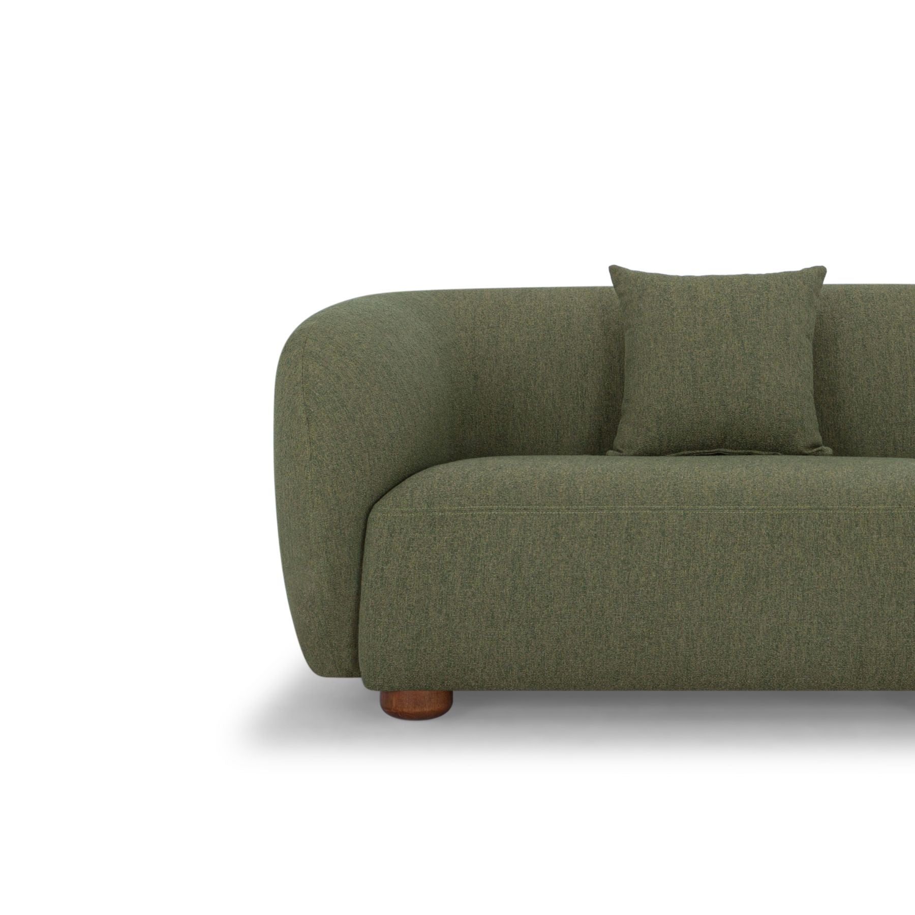 amber 3 seater modular sofa chaise forest right#colour_forest