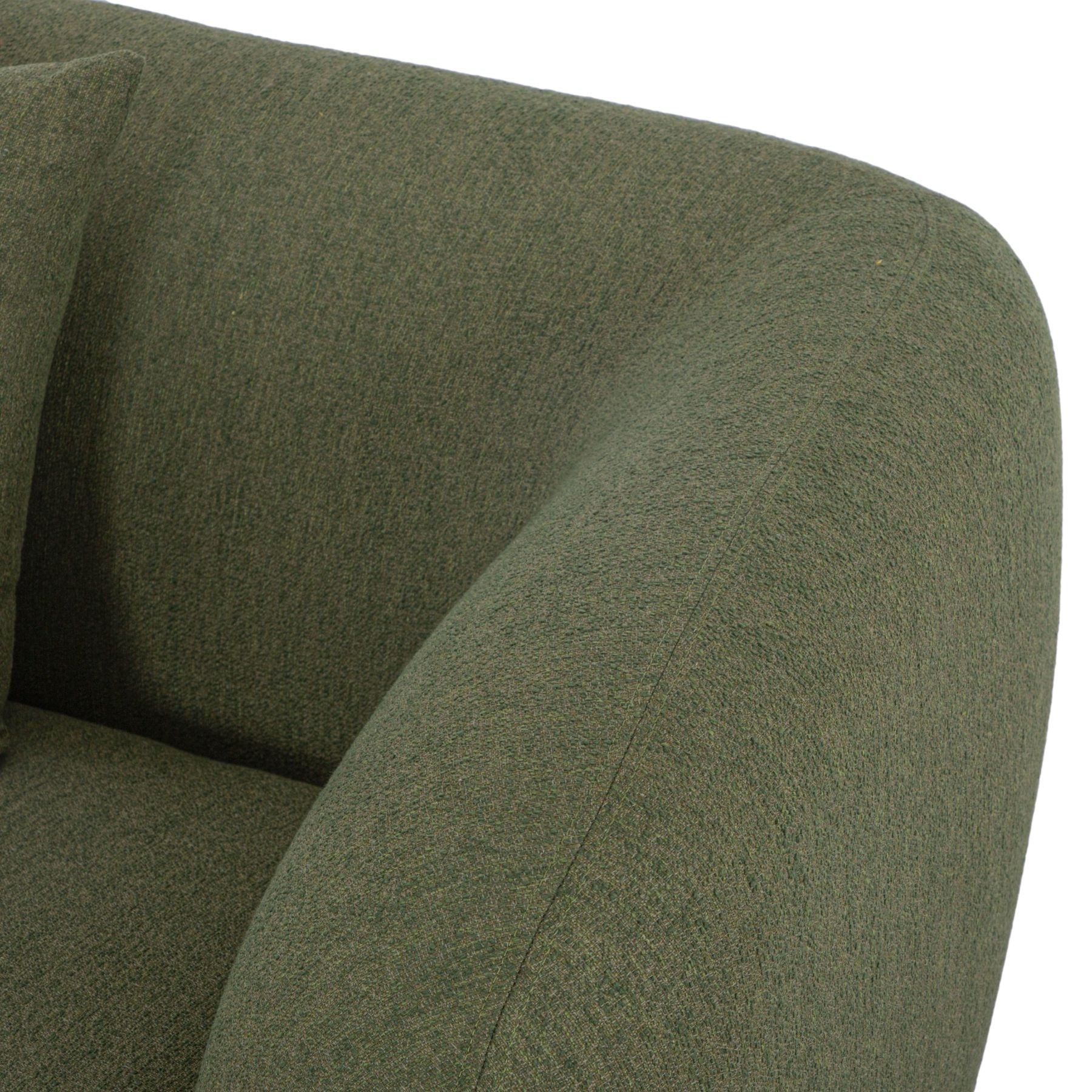 amber 3 seater modular sofa chaise forest left#colour_forest