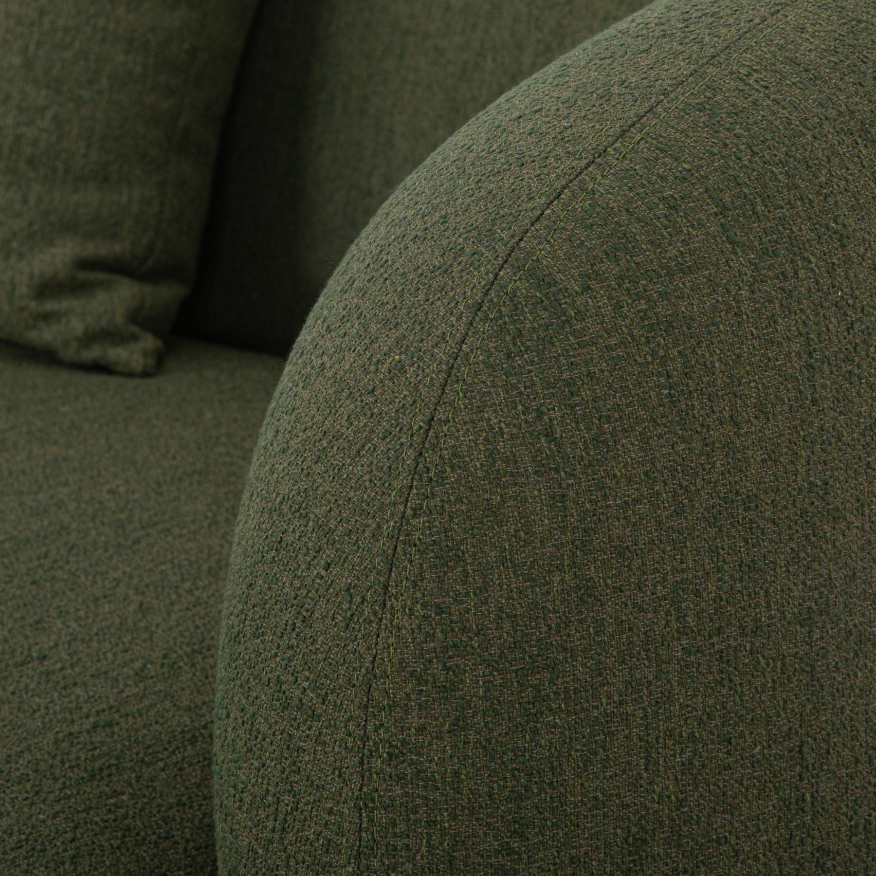 amber 3 seater modular sofa chaise forest left#colour_forest