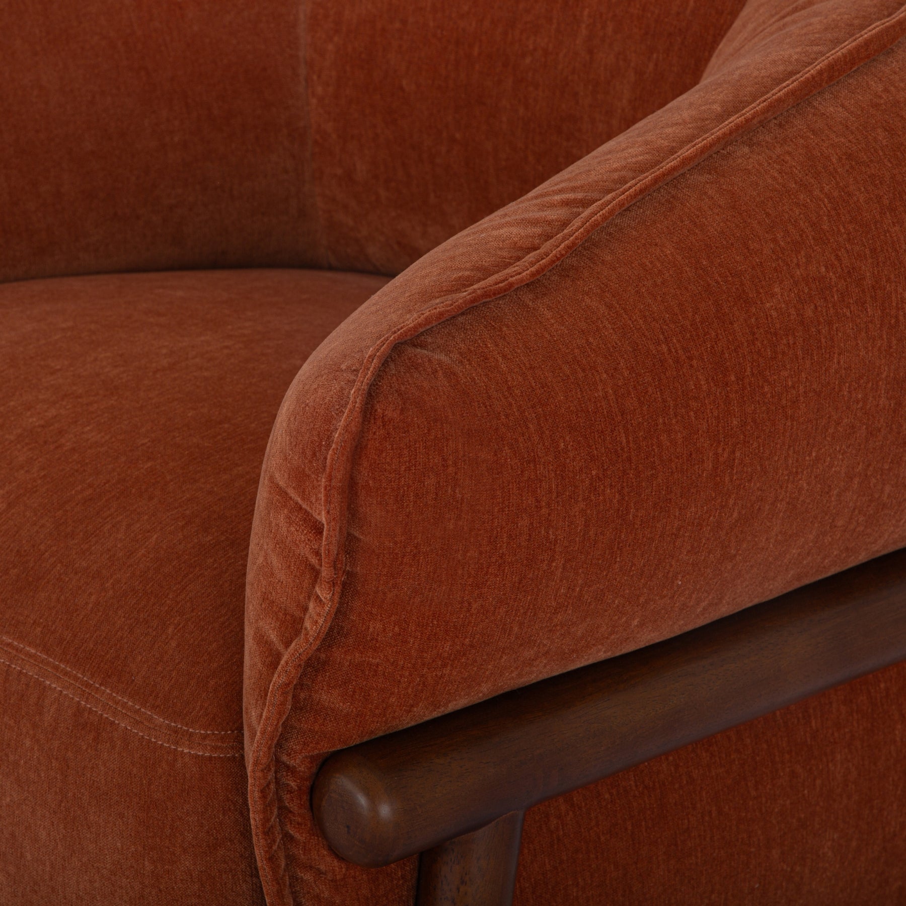 Buttercup Occasional Chair | Rust