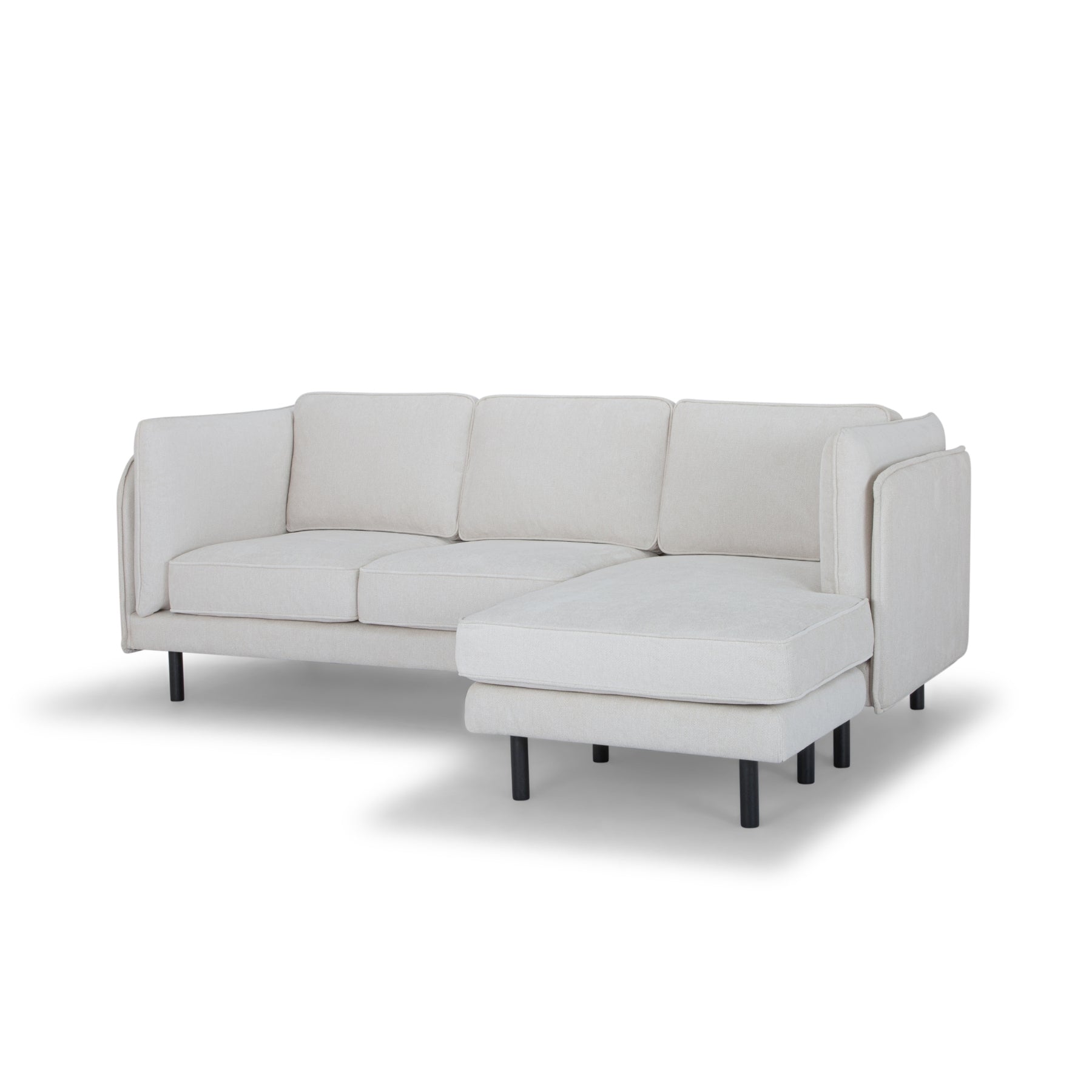 Douglas 3 Seater Sofa Reversible Chaise | Off White