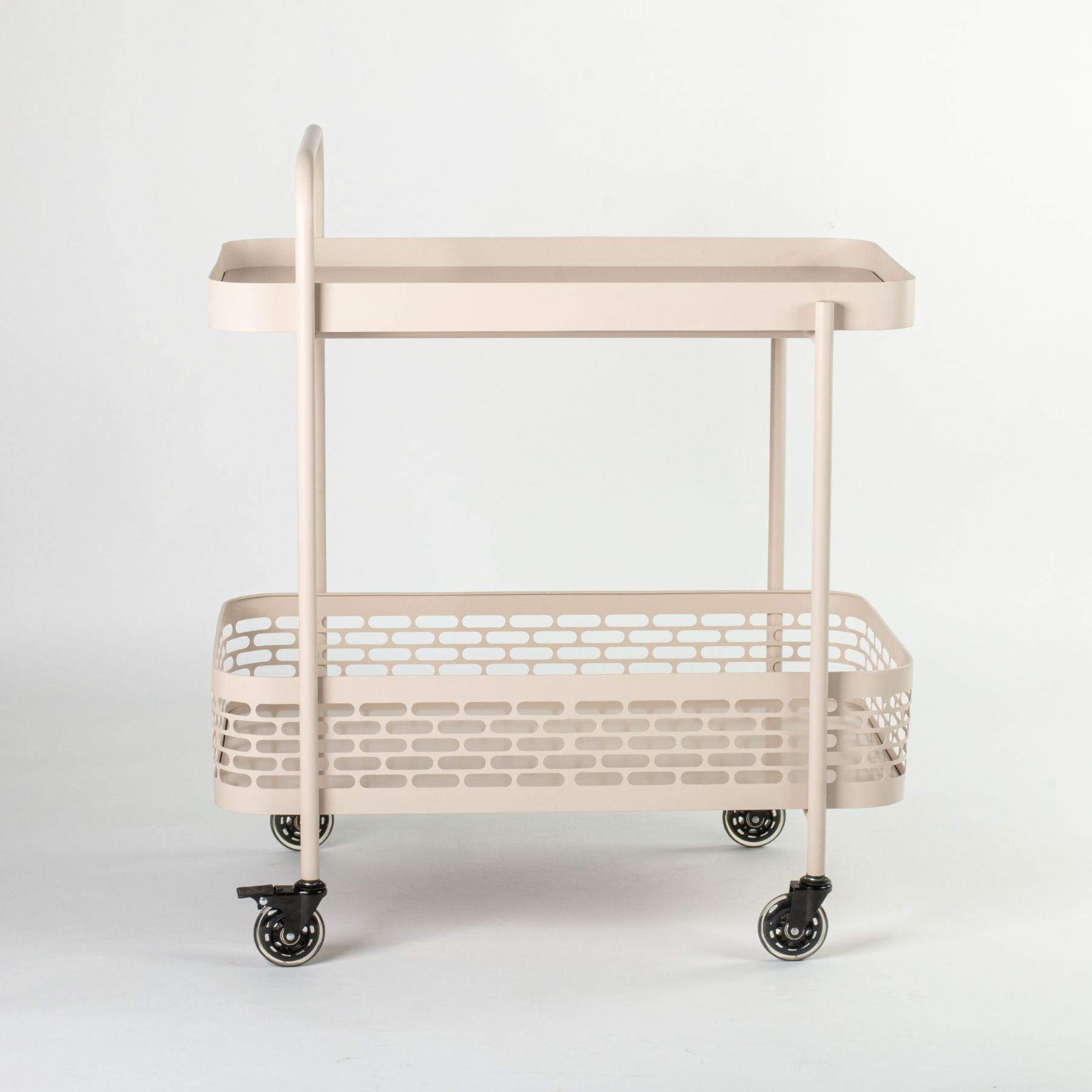 Elio Bar Cart | Cream Sand