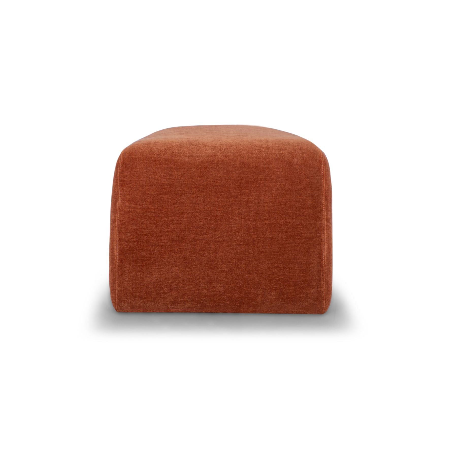 Luna Ottoman | Rust