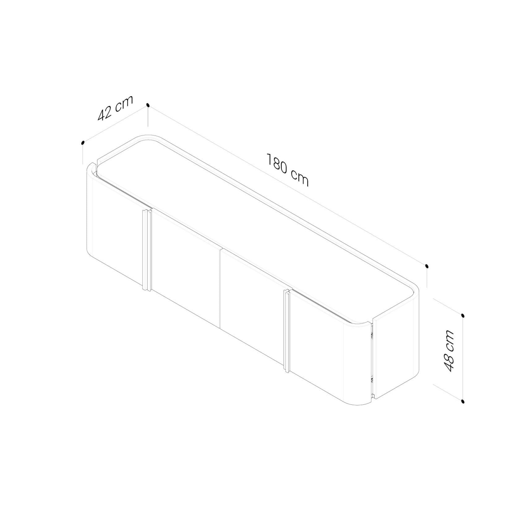 Mason Entertainment Unit | Black