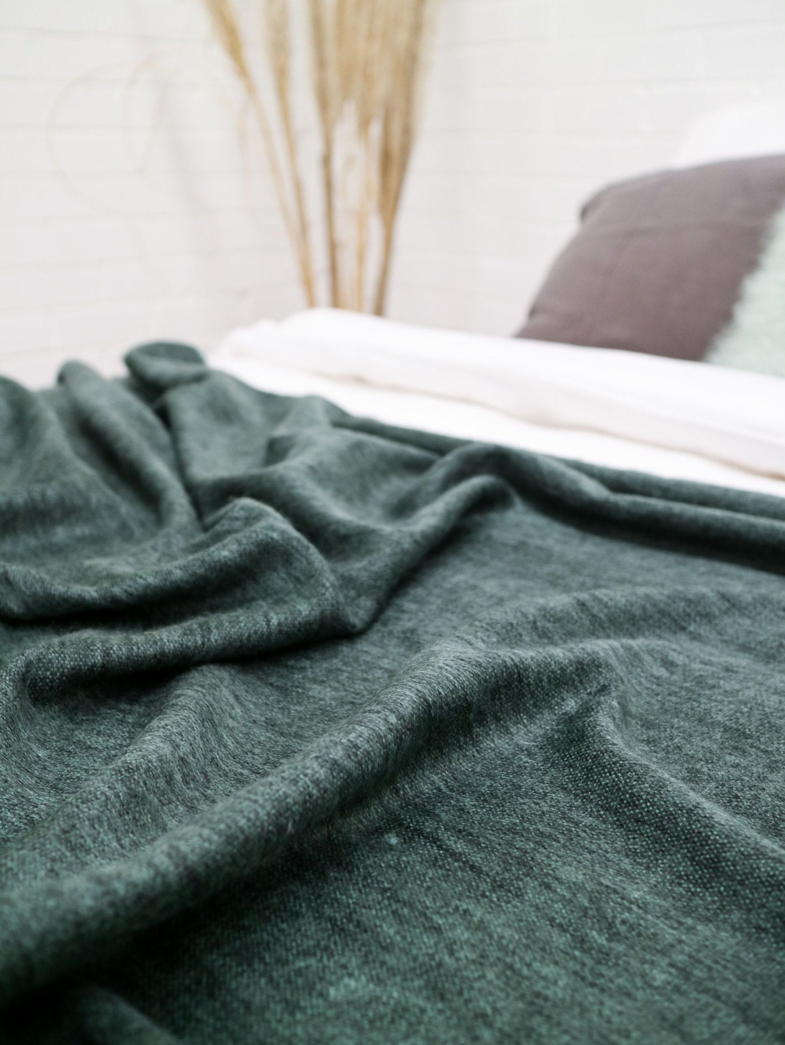 Fringed Throw | Forest Small - agos - co