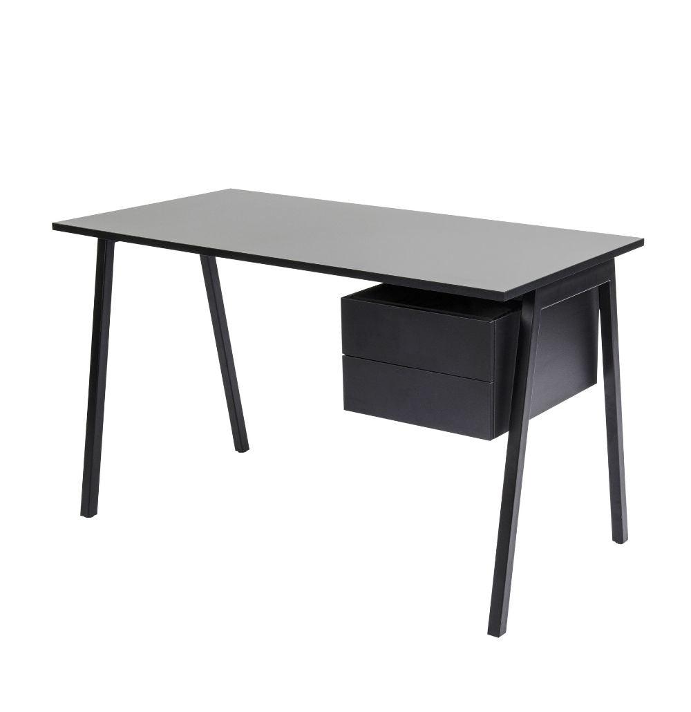 2 Drawer Desk | Jörg Black | Office Collection | agos - co