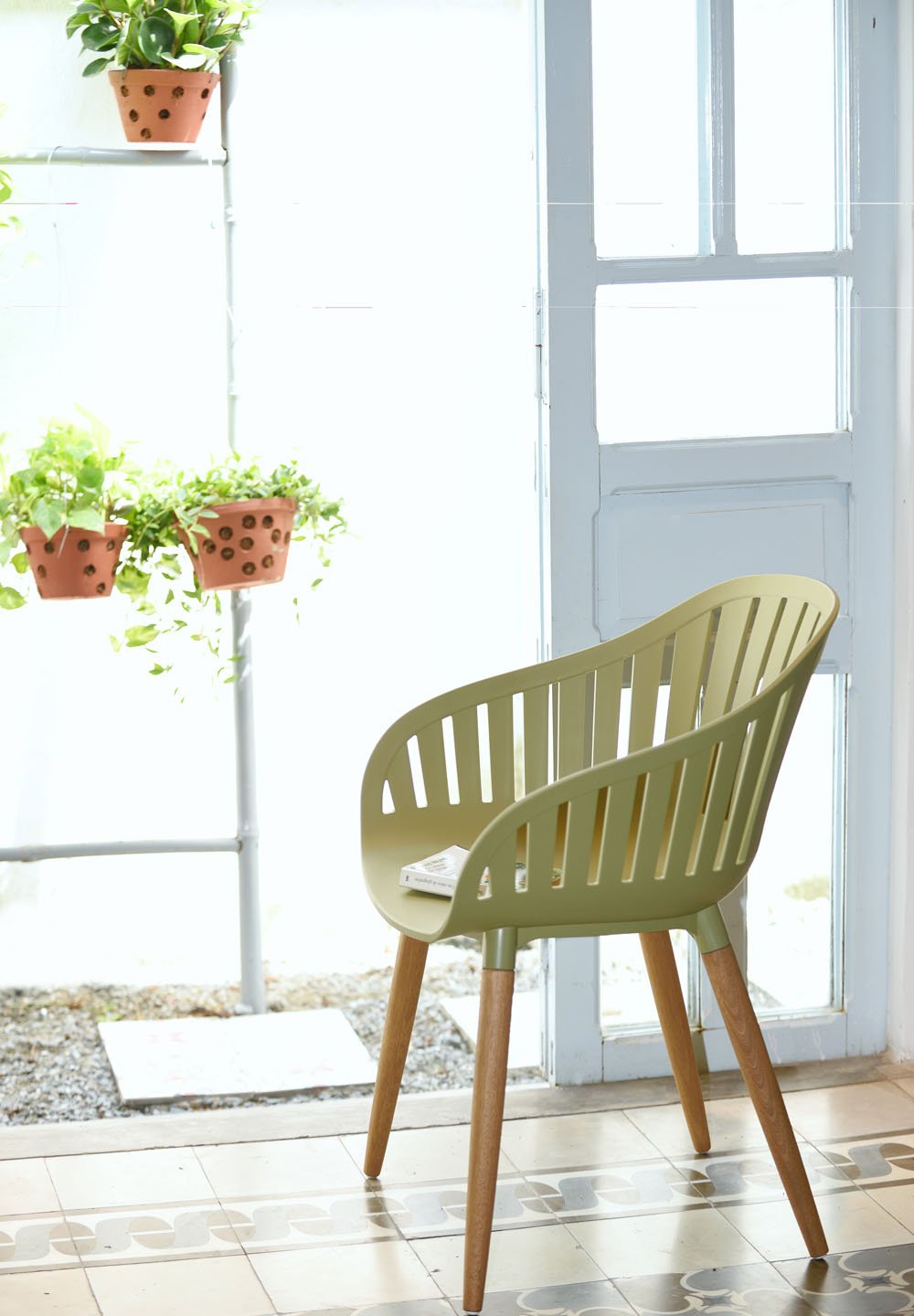 Outdoor Chair | Nassau Sage Green Set of 2 - agos - co