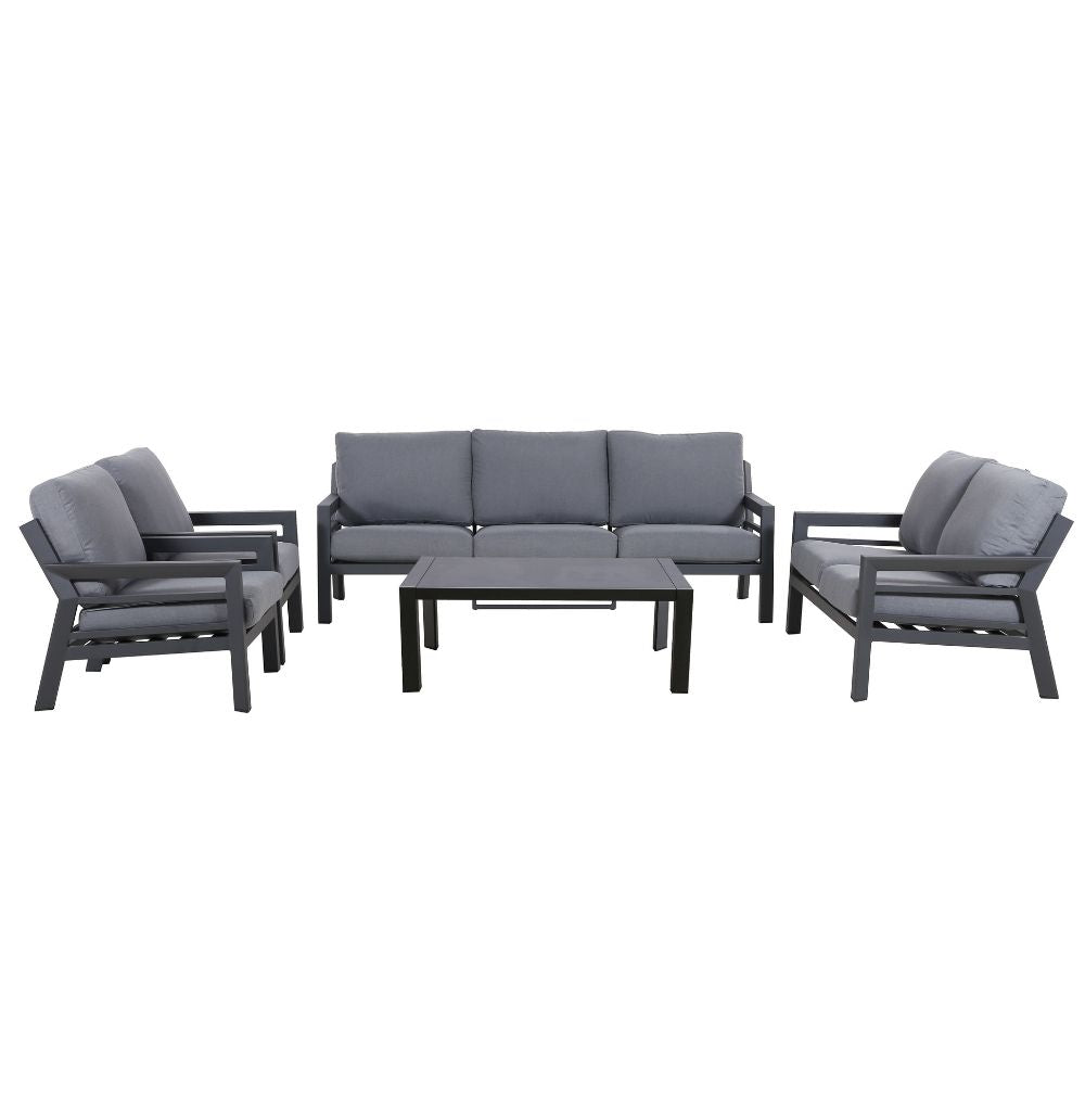 Outdoor 1 Seater Sofa Set of 2 | Cavo Charcoal/Grey