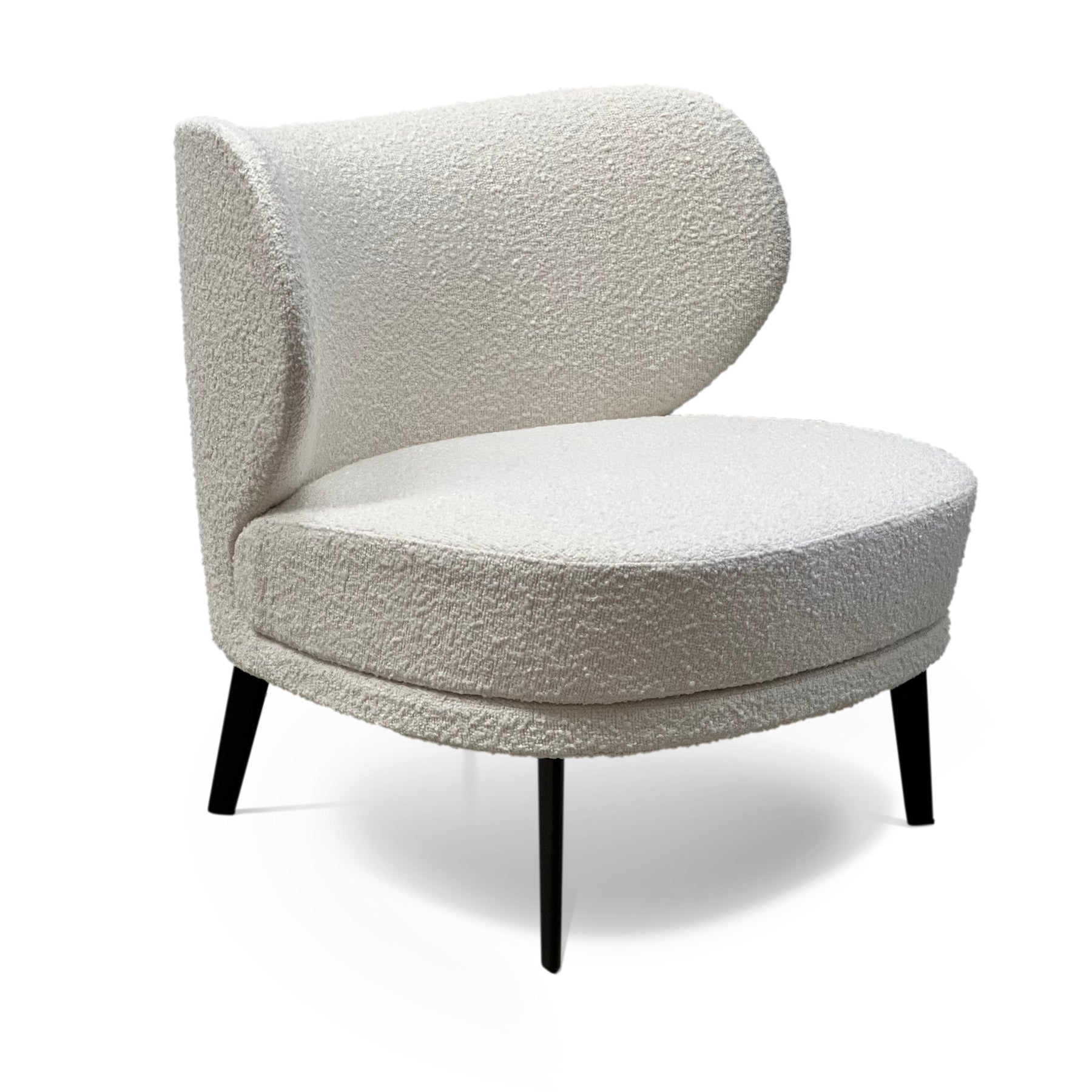 Patrice Occasional Chair | Snow Boucle
