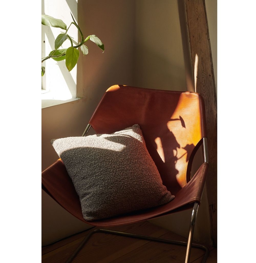 Essential Boucle Cushion | Stone