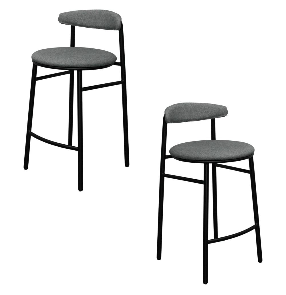 Olivier Counter Stools | Grey | Set of 2
