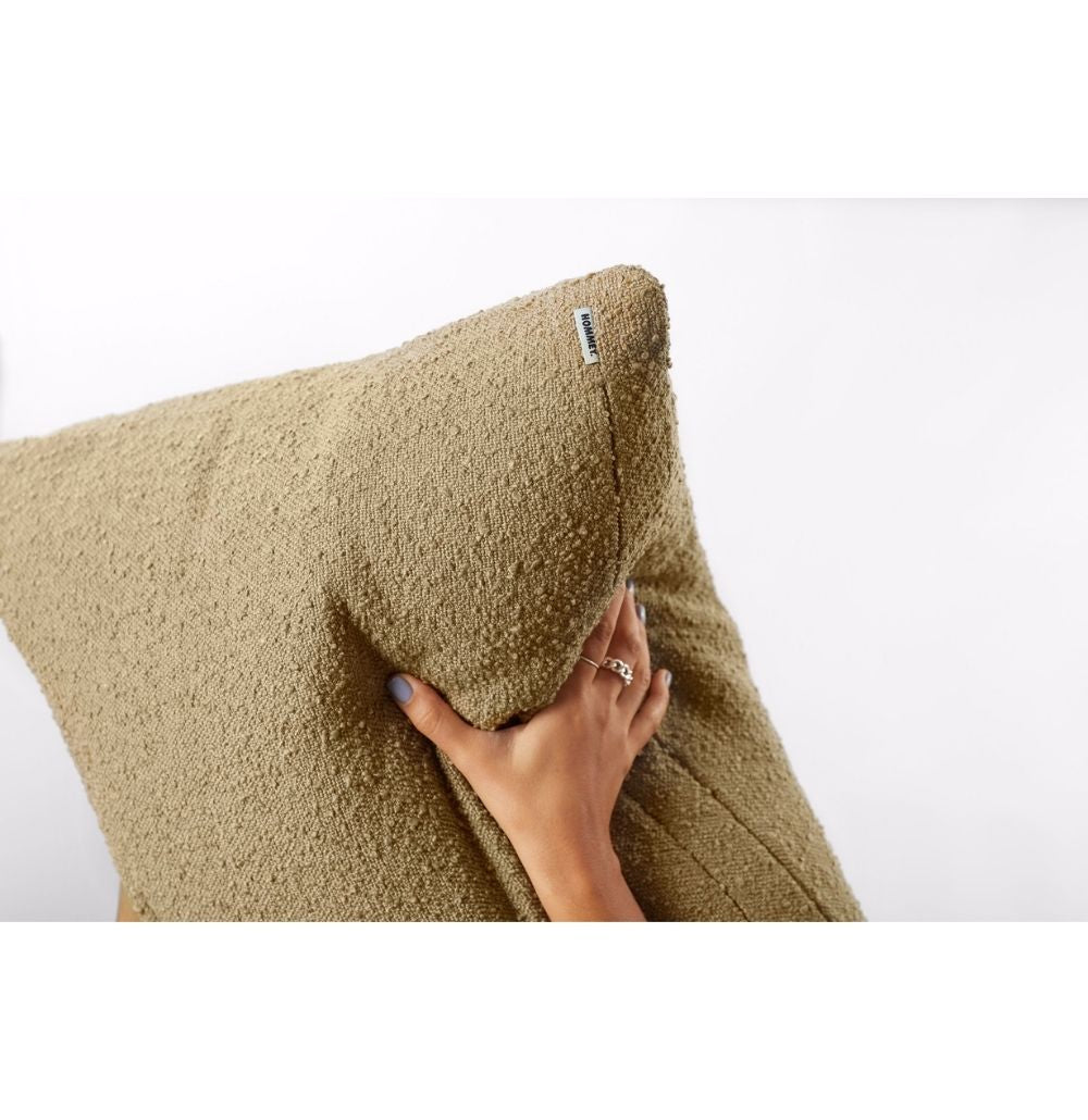 Essential Boucle Cushion | Latte