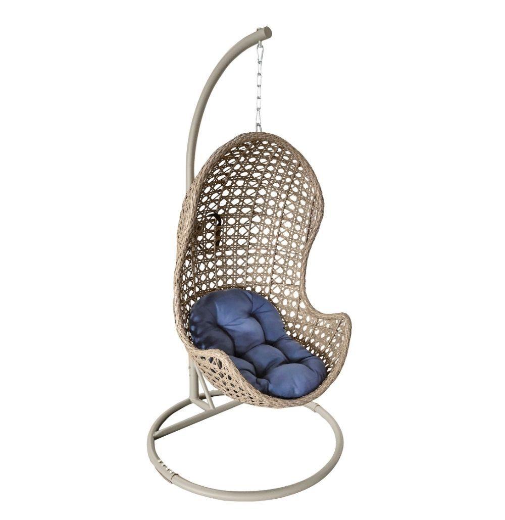 Fira Hanging Egg Chair | Beige/Natural | agos - co | agos - co