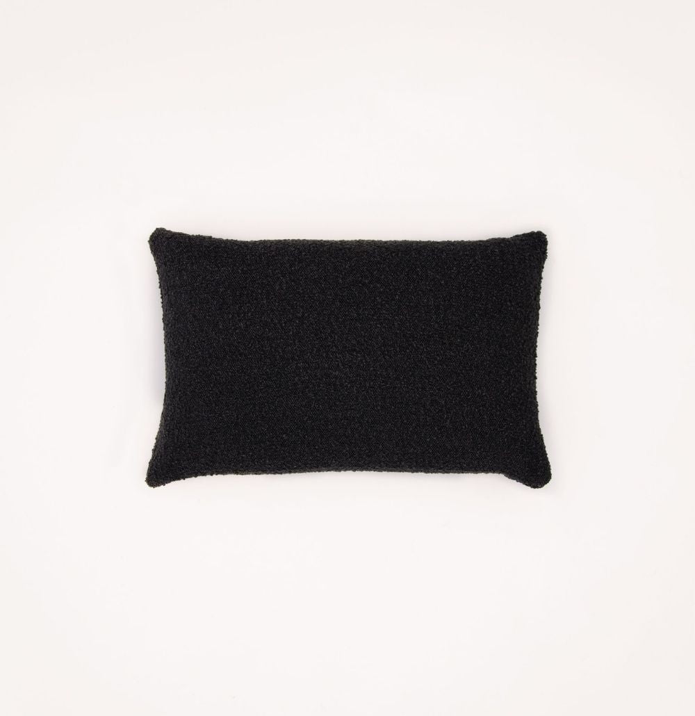 Lumbar Boucle Cushion | Raven