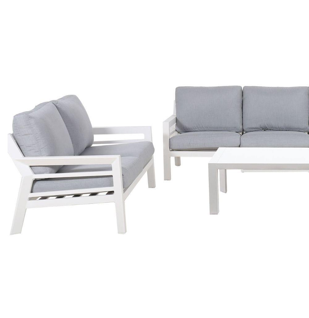 Outdoor Cavo 2 Seater Sofa | White/Grey | agos - co | agos - co